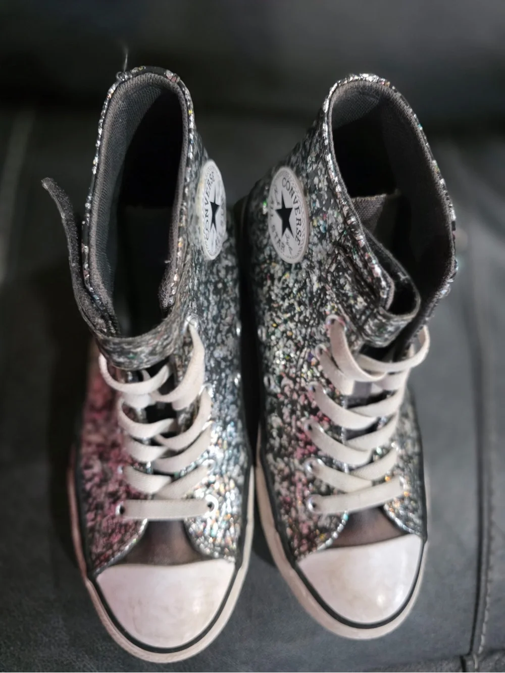 Sparkly kids converse